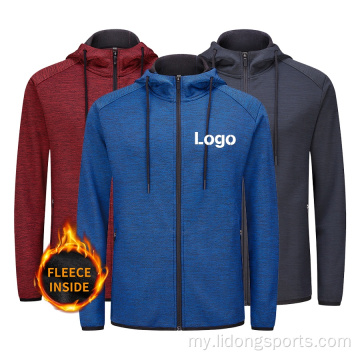 အမျိုးသားများအတွက် Mens Cotton Zipper Hoodie